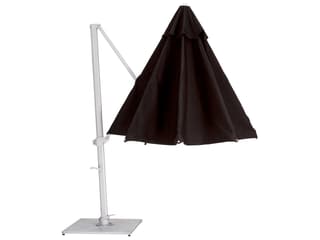 Woodline Shade Solutions Pavone Aluminum Cantilever 11.5 Foot Octagon Crank Lift Patio Umbrella