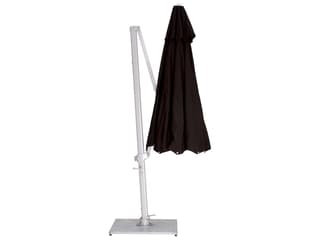 Woodline Shade Solutions Pavone Aluminum Cantilever 11.5 Foot Octagon Crank Lift Patio Umbrella