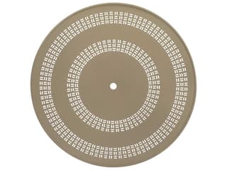 Windward Design Group Mayan Punched Aluminum Oval Outdoor Patio Dining Table with Umbrella Hole