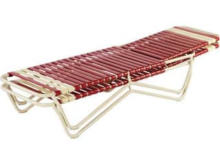 Windward Design Group Aruba Strap Aluminum Stacking Outdoor Chaise Lounge