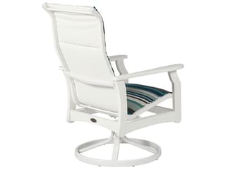 Windward Design Group Covina Sling Swivel Rocker Dining Chair - Thumbnail 2