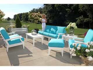 Wildridge Heritage Recycled Plastic 6 Piece Patio Lounge Set