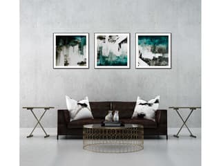 Whiteline Modern Living Maia 3-Piece Canvas Wall Art