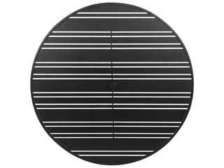 Extruded Aluminum Tri-Slat Round Table Top with Umbrella Hole