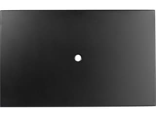 Solid Iron Rolled Edge Rectangular Table Top with Umbrella Hole