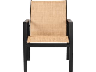 Woodard Hudson Sling Aluminum Outdoor Dining Arm Chair