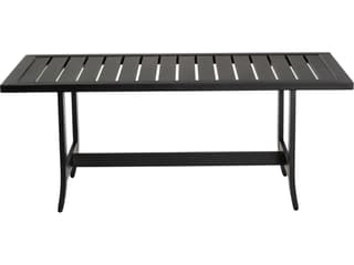 Woodard Seal Cove Aluminum Rectangular Outdoor Patio Coffee Table