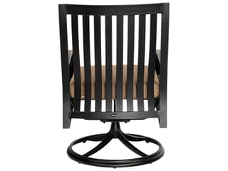 Woodard Seal Cove Aluminum Swivel Outdoor Patio Dining Arm Chair