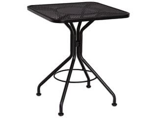 Woodard Wrought Iron Mesh Square Outdoor Bistro Table
