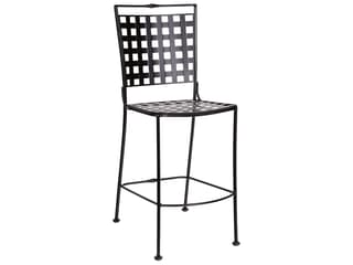 Sheffield Wrought Iron Outdoor Patio Bar Stool