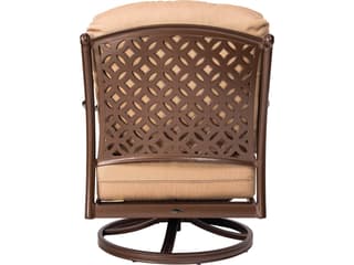 Woodard Casa Cast Aluminum Swivel Rocker Patio Lounge Chair
