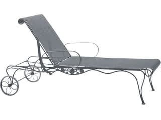 Briarwood Wrought Iron Adjustable Patio Chaise Lounge