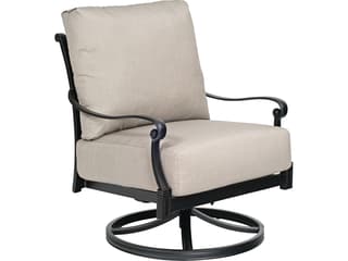 Wiltshire Cast Aluminum Swivel Rocker Patio Lounge Chair