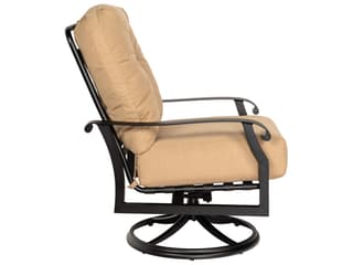 Woodard Cortland Cushion Aluminum Swivel Rocker Outdoor Lounge Chair