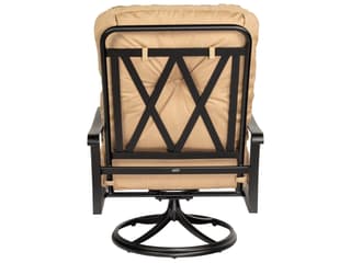 Woodard Cortland Cushion Aluminum Big Man's Swivel Rocker Outdoor Lounge Chair