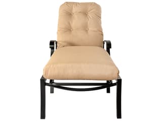 Woodard Cortland Cushion Aluminum Adjustable Outdoor Chaise Lounge