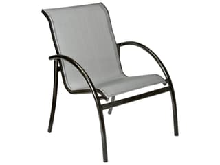 Tribeca Aluminum Stackable Outdoor Patio Dining Arm Chair
