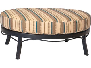 Cortland Cushion Aluminum Universal Oval Outdoor Patio Ottoman