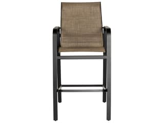 Woodard Landings Sling Aluminum Outdoor Bar Stool