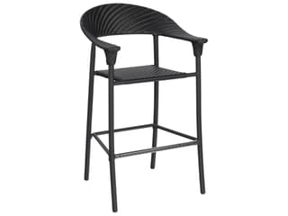 Whitecraft Barlow Wicker Outdoor Patio Bar Stool