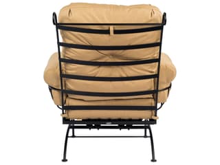 Woodard Terrace Cushion Wrought Iron Spring Patio Lounge Chair