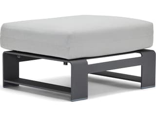 Woodard Gather Aluminum Outdoor Patio Ottoman