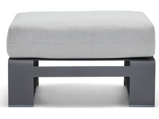 Woodard Gather Aluminum Outdoor Patio Ottoman