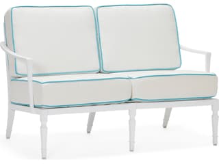 Woodard Tuoro Cast Aluminum Outdoor Loveseat