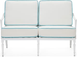 Woodard Tuoro Cast Aluminum Outdoor Loveseat
