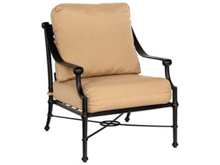 Woodard Delphi Cushion Cast Aluminum Outdoor Patio Lounge Chair
