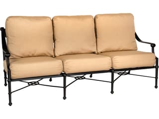 Woodard Delphi Cushion Cast Aluminum Outdoor Sofa