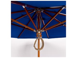 Woodard Teak 9 Foot Octagon Patio Market Umbrella