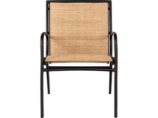 Woodard Orion Padded Sling Aluminum Outdoor Dining Arm Chair