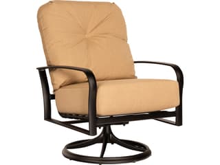 Woodard Fremont Cushion Aluminum Swivel Rocker Patio Lounge Chair