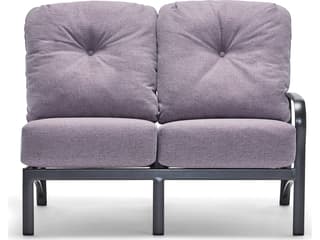 Woodard Fremont Cushion Aluminum Sectional Right Arm Outdoor Patio Loveseat