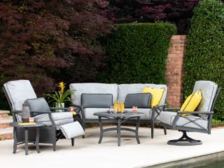 Woodard Andover Cushion Aluminum Outdoor Lounge Set