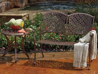Woodard Casa Cast Aluminum Patio Lounge Set