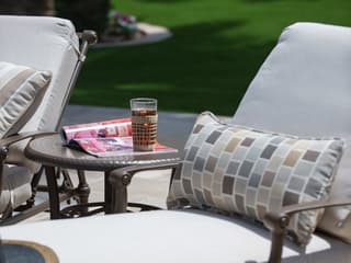 Woodard Delphi Cushion Cast Aluminum Patio Lounge Set