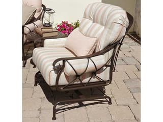 Woodard Derby Wrought Iron Cushion Outdoor Lounge Set