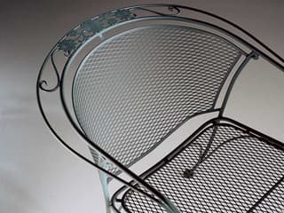 Woodard Briarwood Wrought Iron Outdoor Dining Set