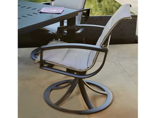 Woodard Metropolis Padded Sling Aluminum Patio Dining Set
