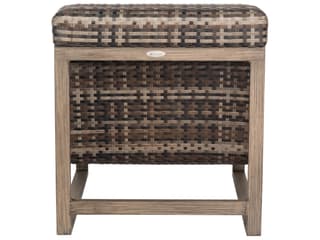 Woodard Reunion Wicker Calico Modular Outdoor Lounge Chair