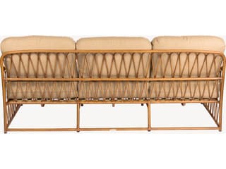 Woodard Cane Aluminum Cane Outdoor Patio Sofa