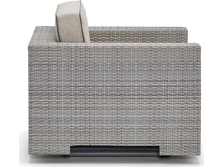 Woodard Alexa Hampton Lorenzo Wicker Swivel Outdoor Patio Lounge Chair