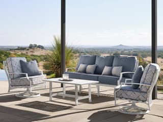 Woodard Seal Cove Aluminum Outdoor Patio Lounge Set