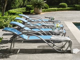 Woodard Tribeca Sling Aluminum Outdoor Patio Lounge Set