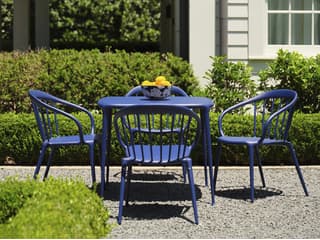 Woodard Windsor Cast Aluminum Outdoor Patio Dining Set