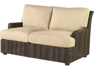 Whitecraft Aruba Wicker Amazon Mahogany Patio Loveseat