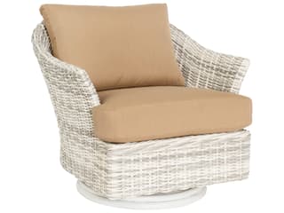 Woodard Whitecraft Sonoma Wicker Swivel Lounge Chair - Thumbnail 5