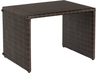 Woodard Whitecraft All Weather Wicker Rectangular Universal C Outdoor Patio End Table